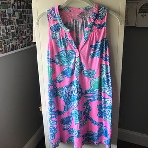 Lilly Pulitzer Pink Seashell Tank Dress